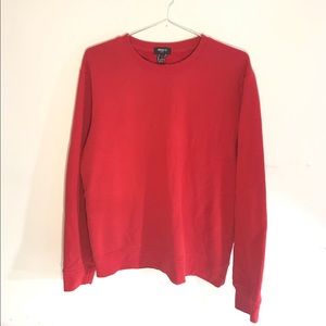 Mens Red Sweater Size Large Forever 21